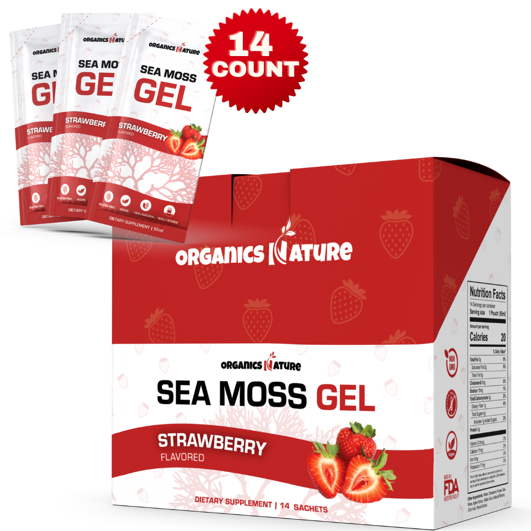 Sea Moss Gel Packs - Strawberry Flavored